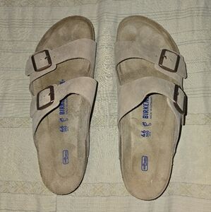 Birkenstock Tan Suede Sandals